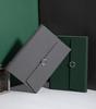 A5 Three-fold Loose-leaf Notebook with Card Slot and Receipt Holder for Office Meetings