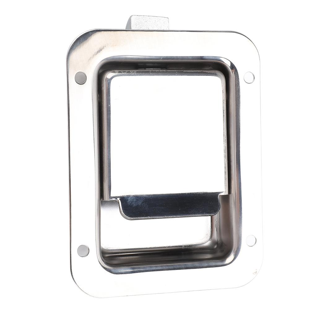 Truck Tool Box Latch Paddle Lock Stainless Steel 4.72x3.66in Trailer Door Latch Lock for Caravan RV