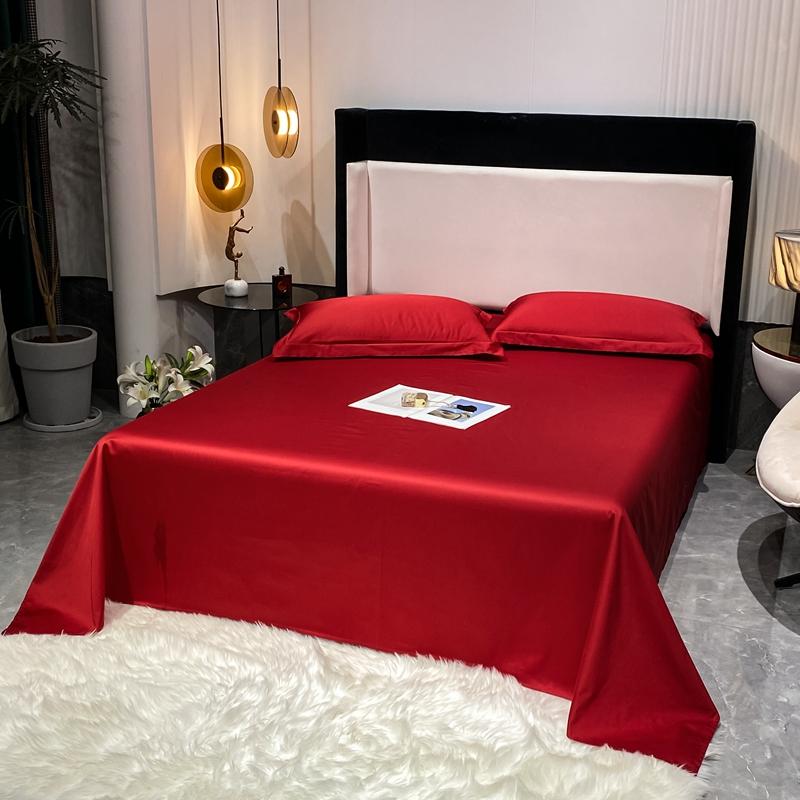 1000TC Egyptian Cotton Flat Bed Sheet 100% Cotton Top Sheet with Pillowcases  Luxury Soft Bed Sheet Bed Linen Double Queen King