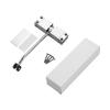 Smarted Spring Loaded Door Closer Quiet Operation Corrosion Resistant Aluminum Easyly Installation Home Security