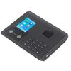 Time Attandence Machine Face Recognition Fingerprint Password Employee Time Clock 100‑240V Black US Plug