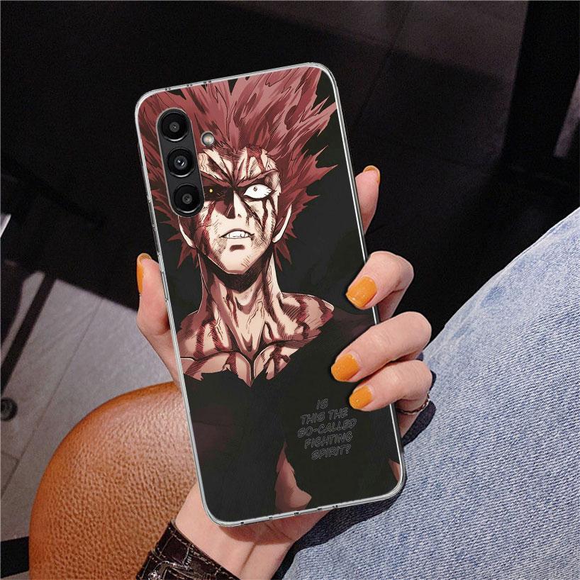 One P-Punch-Man Garou Phone Case For Samsung Galaxy A17 A16 A15 A14 A13 A57 A56 A55 A54 A53 A37 A36 A35 A34 A33 A26 A25 A24 A23