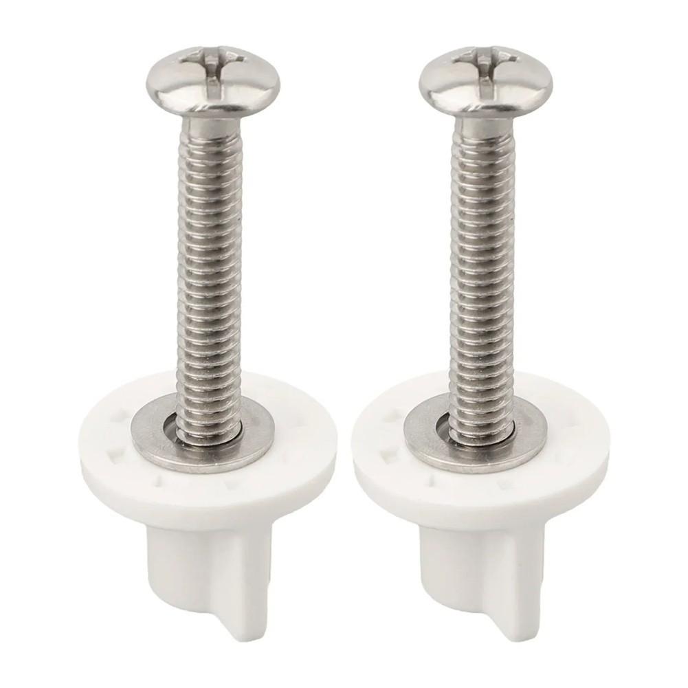 Top Mounted M6 Toilet Seat Fixing Bolt and Screw Replacement Parts Set