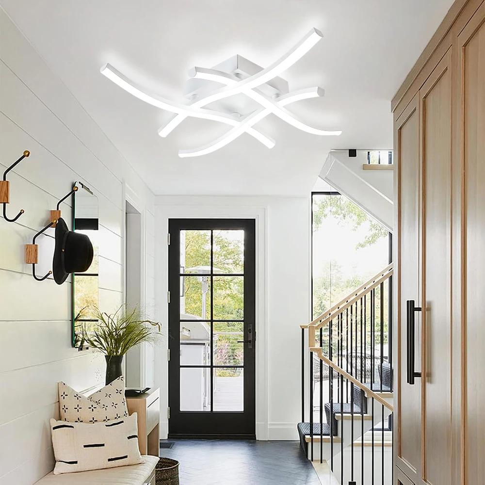 New Modern Art Ceiling Pendant with Tri Color Light, Modern Light, Living Room, Dining Room, Bedroom, Corridor Lighting Pendant
