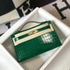 Crocodile Print Mini Bag Generation Small Square Bag Leather Shoulder Crossbody Women's Bag with Chain Dinner Bag