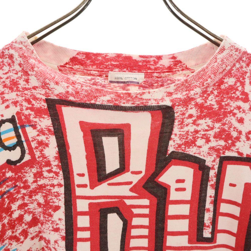 MAGIC JOHNSON TS 90s NBA Chicago Bulls double-sided printing Short sleeve T-shirt Men's Used