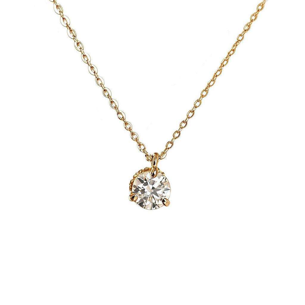 S925 Elegant Minimalist Diamond Nose Stud & Necklace for Women - Sparkling Summer Clavicle Accessory