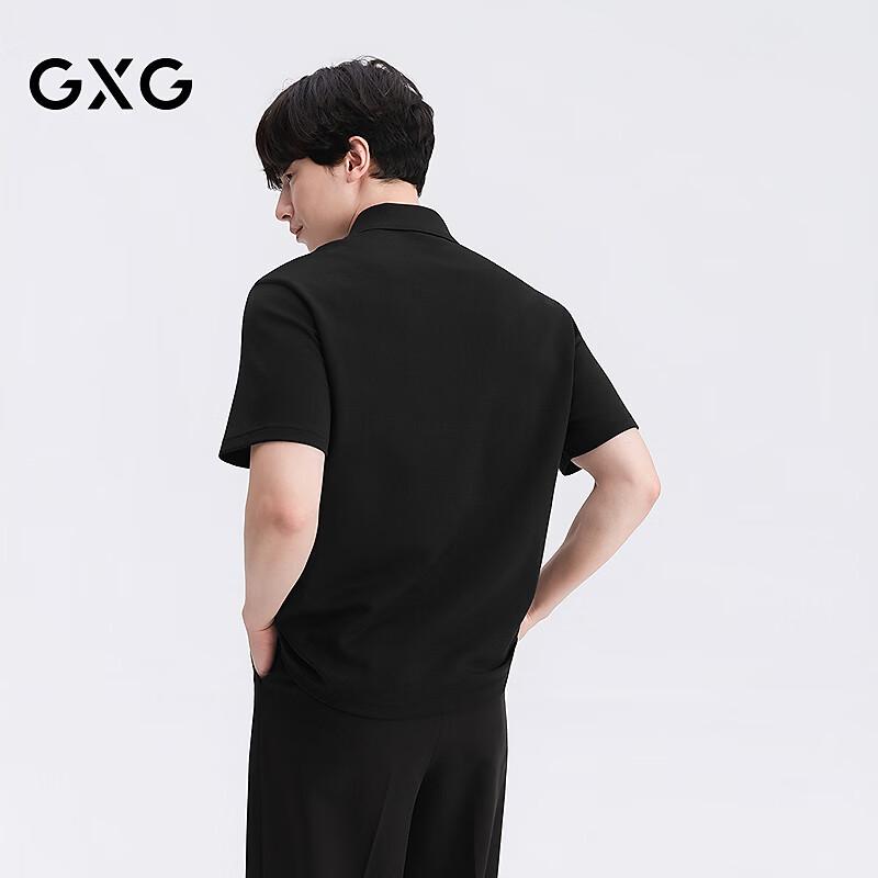 GXG Men s Textured Half-Zip Polo T-Shirt 2XL