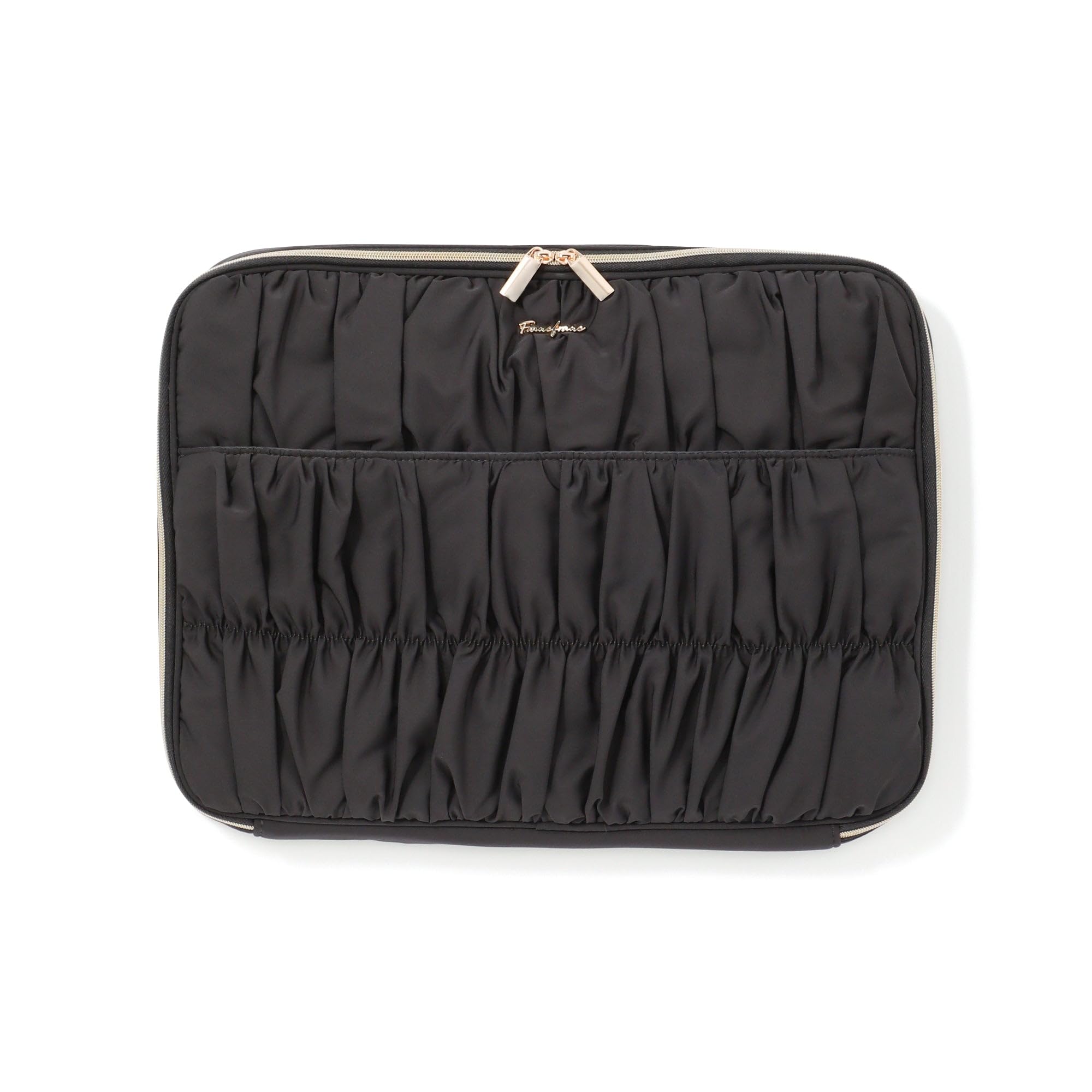 

Francfranc Чехол для ПК с оборками дюйм Темно-серый Чехол для компьютера Подставка для ноутбука с карманом для хранения [Francfranc] 13-14