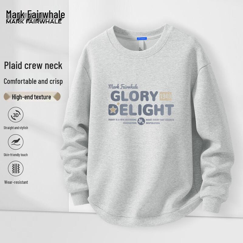 

Mark Fairwhale Men s Casual Round Neck Pullover Sweatshirt 3XL