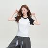 Summer Women's Short Sleeved T-shirt, Women's Outdoor Sports Short Sleeved Top