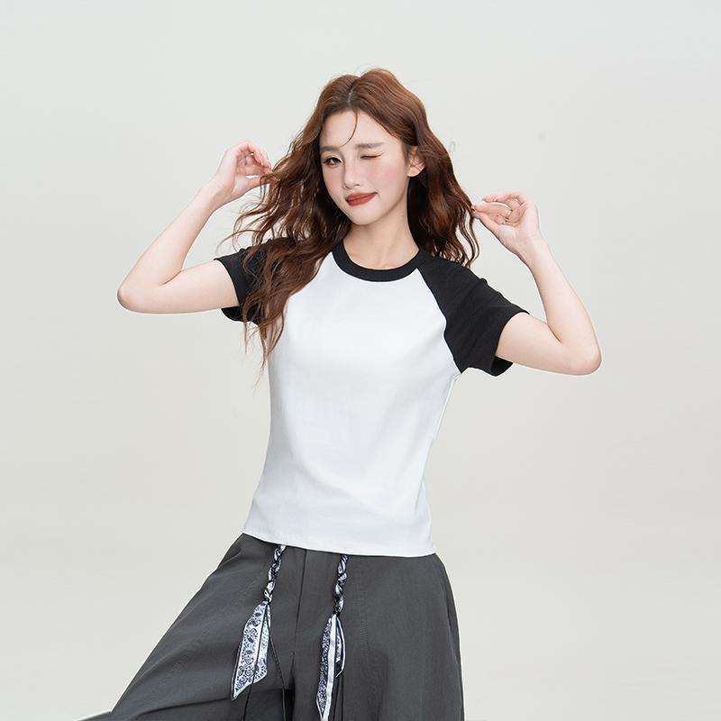 Summer Women's Short Sleeved T-shirt, Women's Outdoor Sports Short Sleeved Top