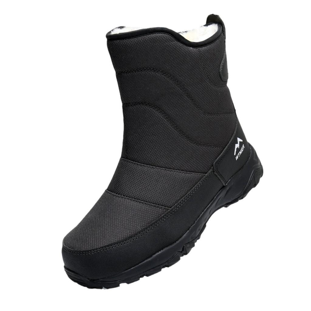 2024 Winter Thickened Non-slip Waterproof Snow Boots for Men, Women & Couples with Plush Lining.