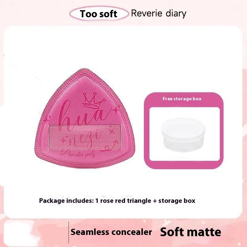 1Pcs Powder Puff Soft Dual Use Wet & Dry Foundation Applicators,Makeup Sponge Trendy Design With Box