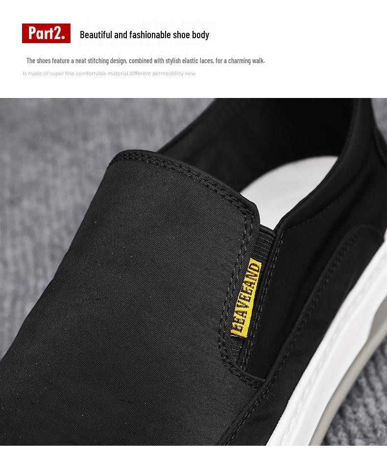 Canvas Men's Breathable Casual Work Shoes - Spring 2025 Edition