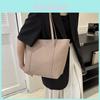 Fashionable Pu Leather Tote Bag For Women Large Capacity Commuter Bag Trendy Handbag