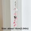 Kawaii Design Wind Chime Pendant Orchid Bell Style Bead Phone Lanyard  Ornament Use