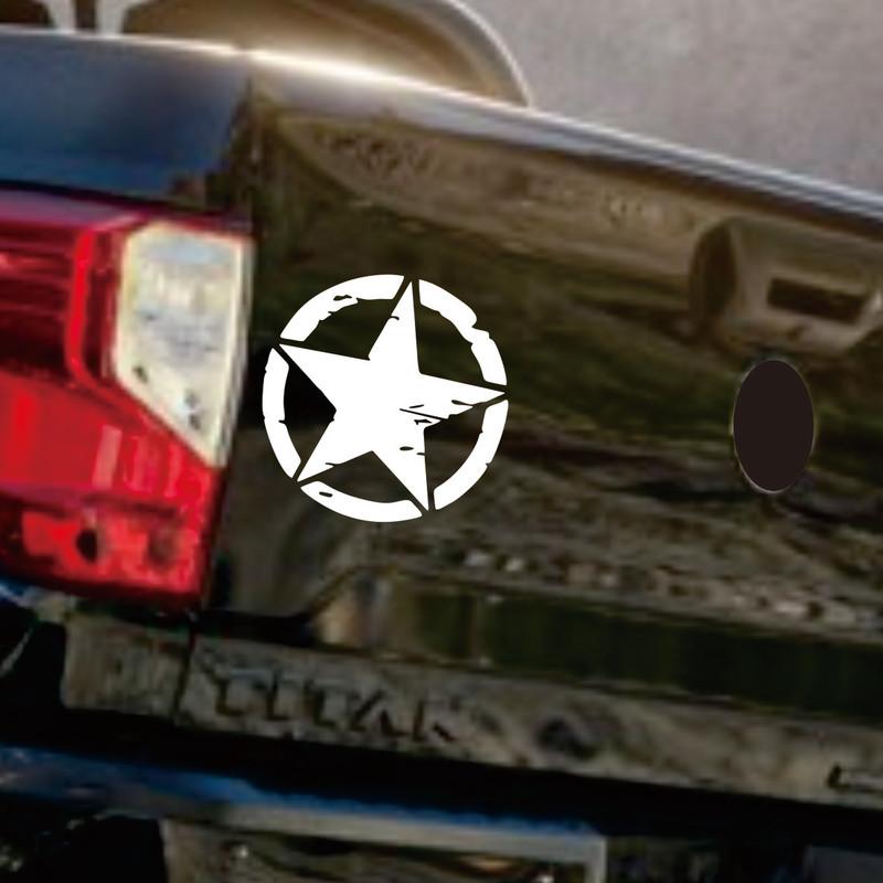 Car Stickers Vinyl Decal Army Star Sticker For JEEP Wrangler and All Other 4x4 Models Accessories Decoration