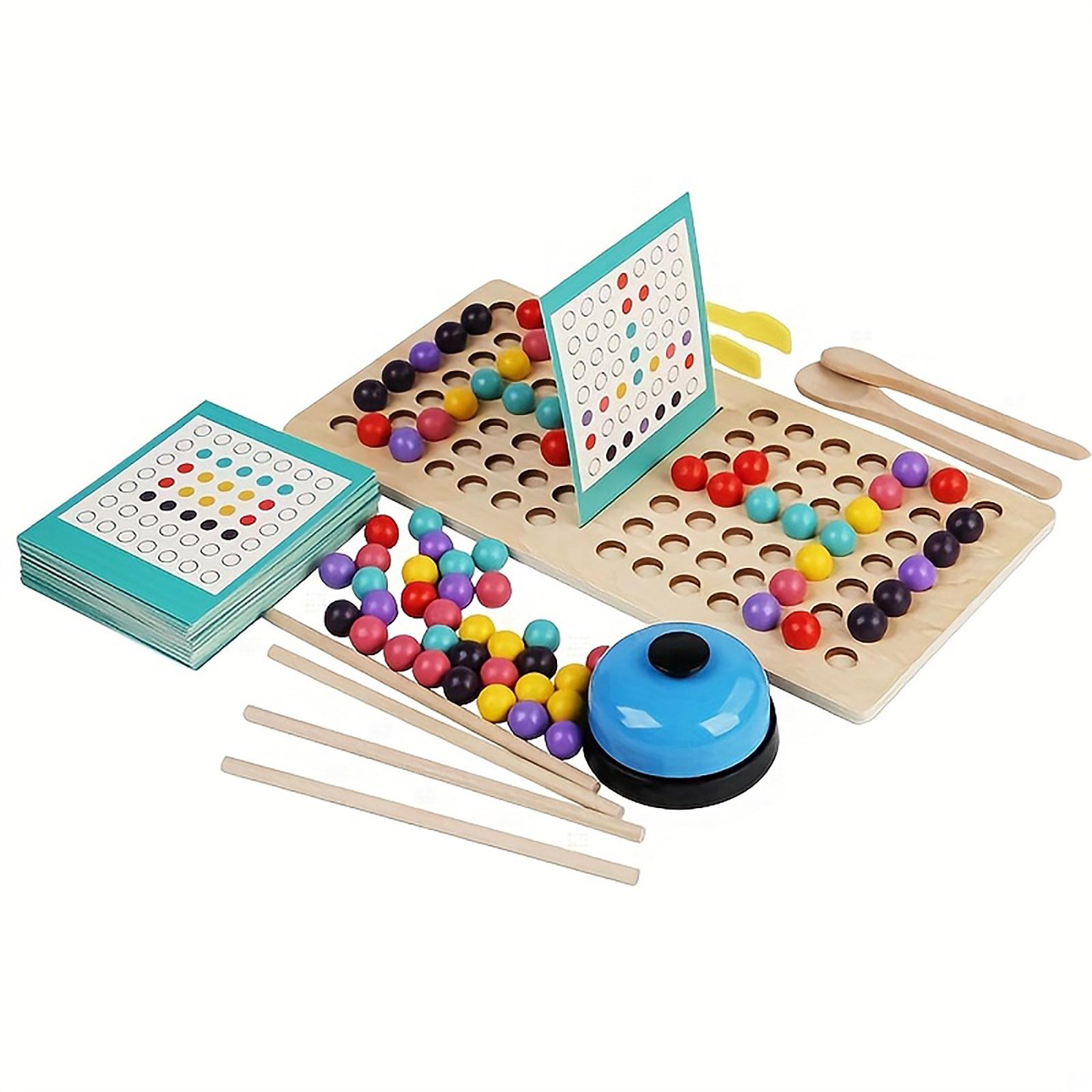 

Игрушка-головоломка с разноцветными бусинами | Задействует обе руки и разум с логическим мышлением One Size