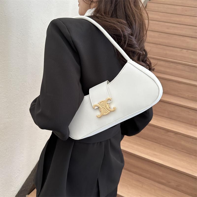 Trendy Street Style Pu Shoulder Bag Candy Color Crossbody Bag For Women 2023 Winter