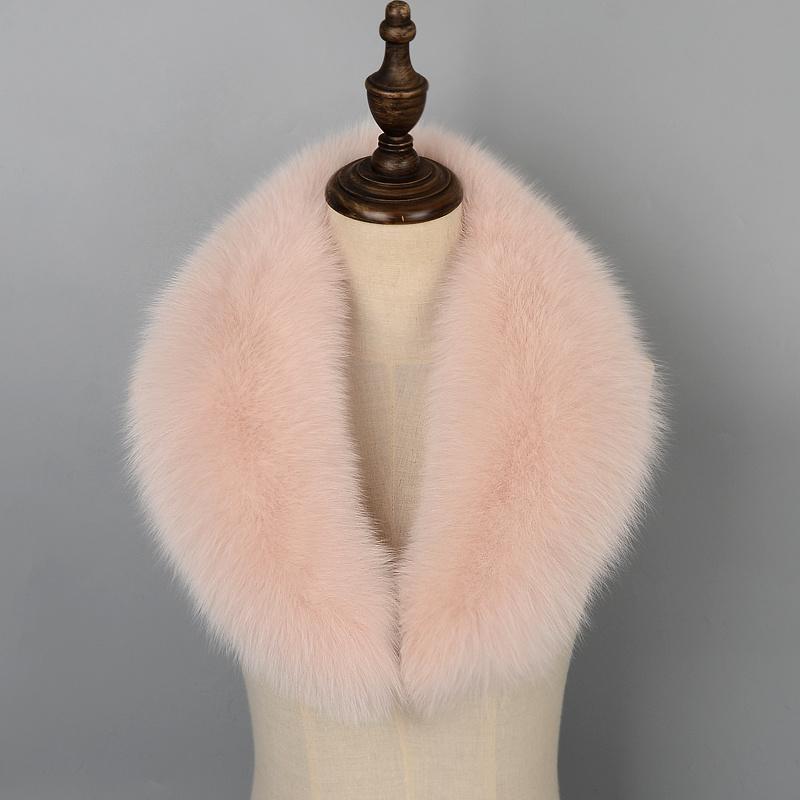 Real Fox Fur Collar Women Winter Natural Fur Scarf Fluffy Fur Shawls For Women Collars Men Coat Large Size Neck Warmer Scarves