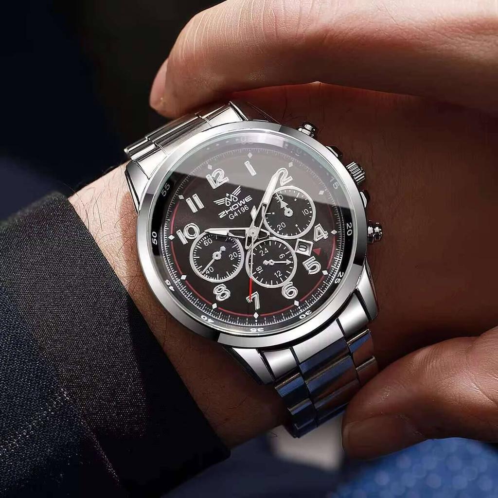 Luxury Men Business Watches Fashion Date Calendar Quartz Watch Reloj Hombre