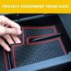Center Console Armrest Storage Box Anti-Slip Red Fits -2024 Toyota RAV4 US