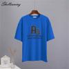 Bavlněná trička Shellsuning Oversized Dámské Léto S krátkým rukávem Trička s 3D potiskem dopisů Dámské Běžné Volné High Street Basic Tops
