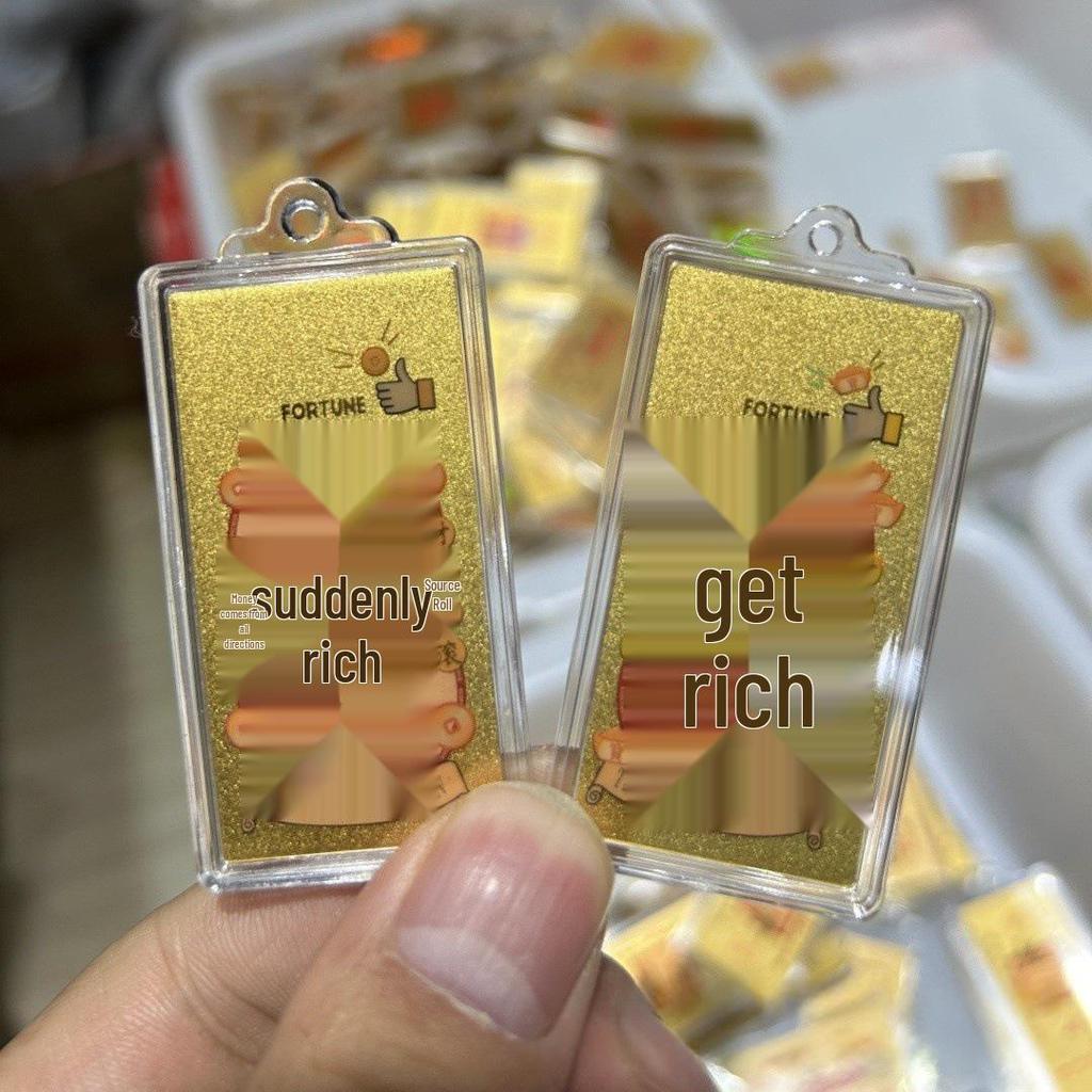 Golden Heaven Official Blessings Phone Sticker - 2mg Pure Gold Foil Gift