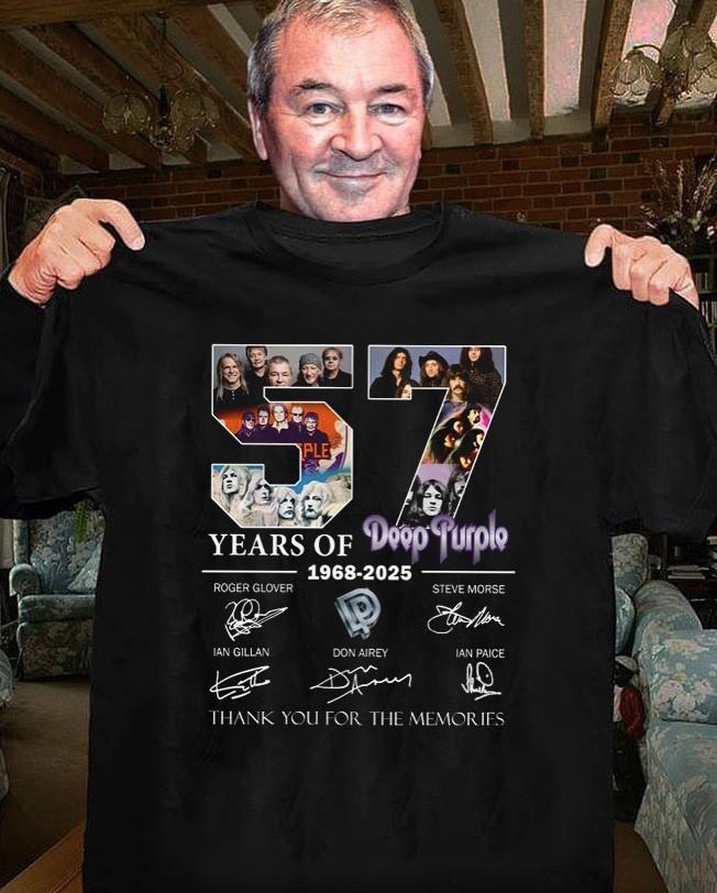 

Deep Purple band 57th anniversary 2025 Gift For Fans Unisex S-5XL Shirt UH1662 Unisex T-Shirt XXXL