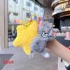 And Jerry Tom Plush Keychain With Star Moon Design For Gift Collection And