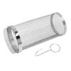 Barbecue Grilling Basket Stainless Steel Heat Resistant Rust Prevention BBQ Grill Cage with Hook