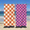 Fun Checkerboard Art Towel Soft Pool Gift For Travel Gym Shower Camping Quick Dry Sports Large Beach Towels