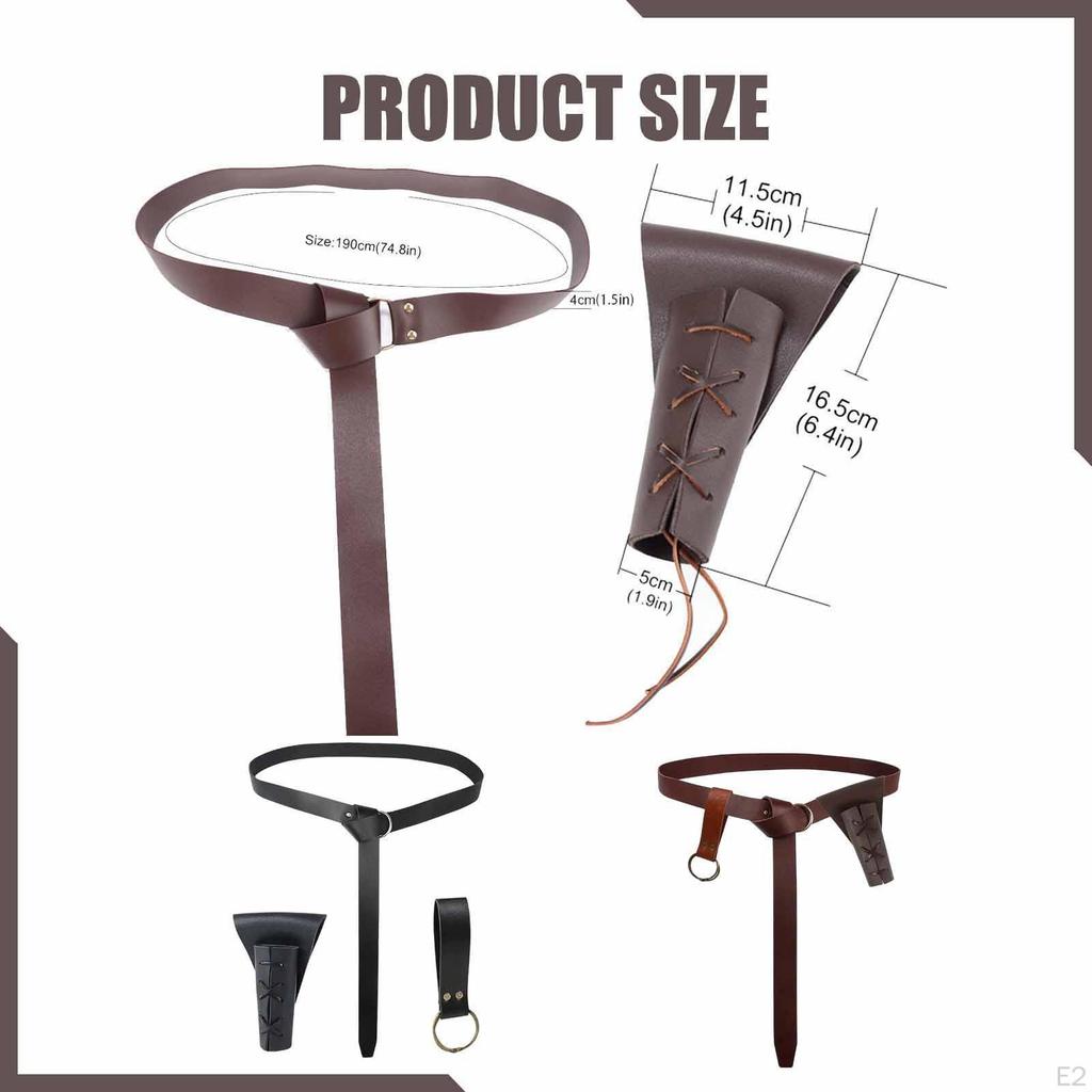 Medieval Knight Belt Pirate Cosplay for Carnival Daily