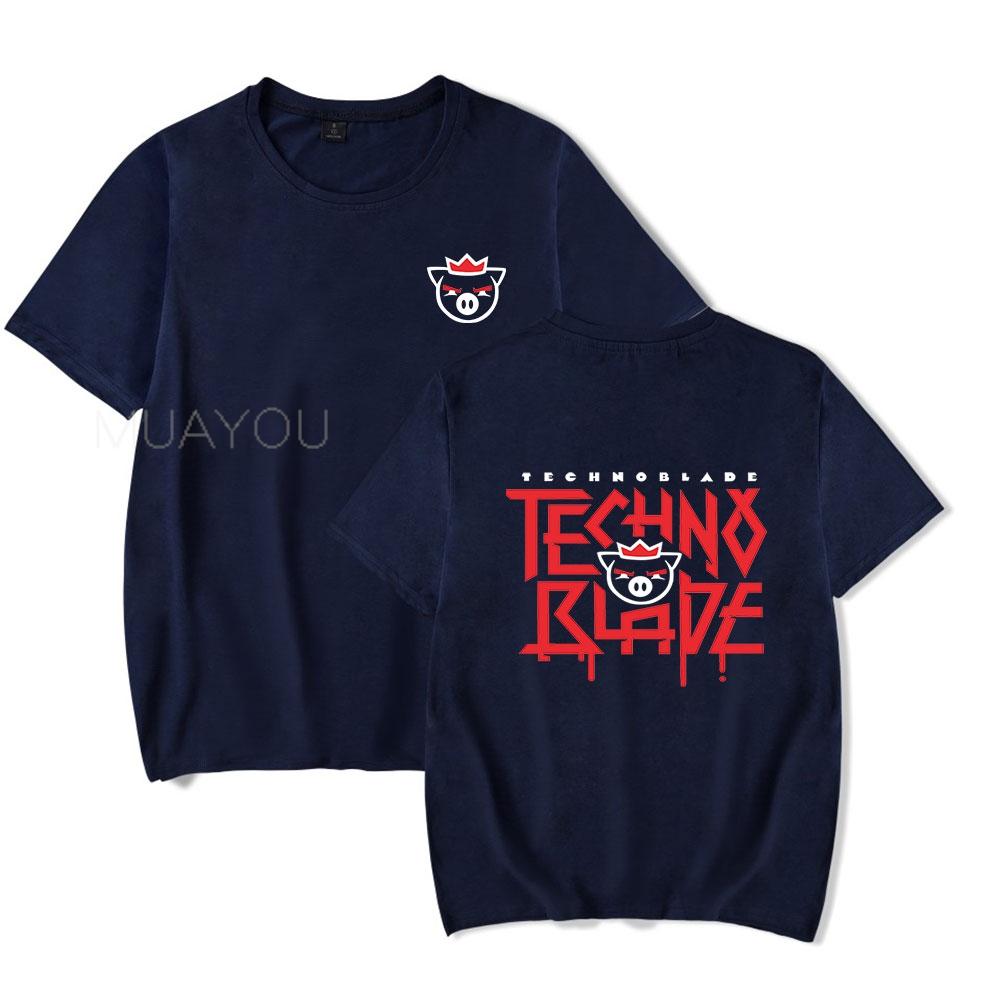 Technoblade Merch Tshirt Hot Sale Summer Tops Short Sleeve Unisex WoUnisex Tshirt Technoblade RIP RIP GOOD GAME Merch Anime Clothes
