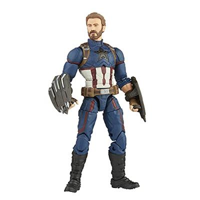 Marvel Hasbro Avengers Infinity Hasbro Legends Serisi 15cm Kaptan Amerika Aksiyon Figürü 5 Aksesuarlı Premium Tasarım Çok Renkli F01855L0