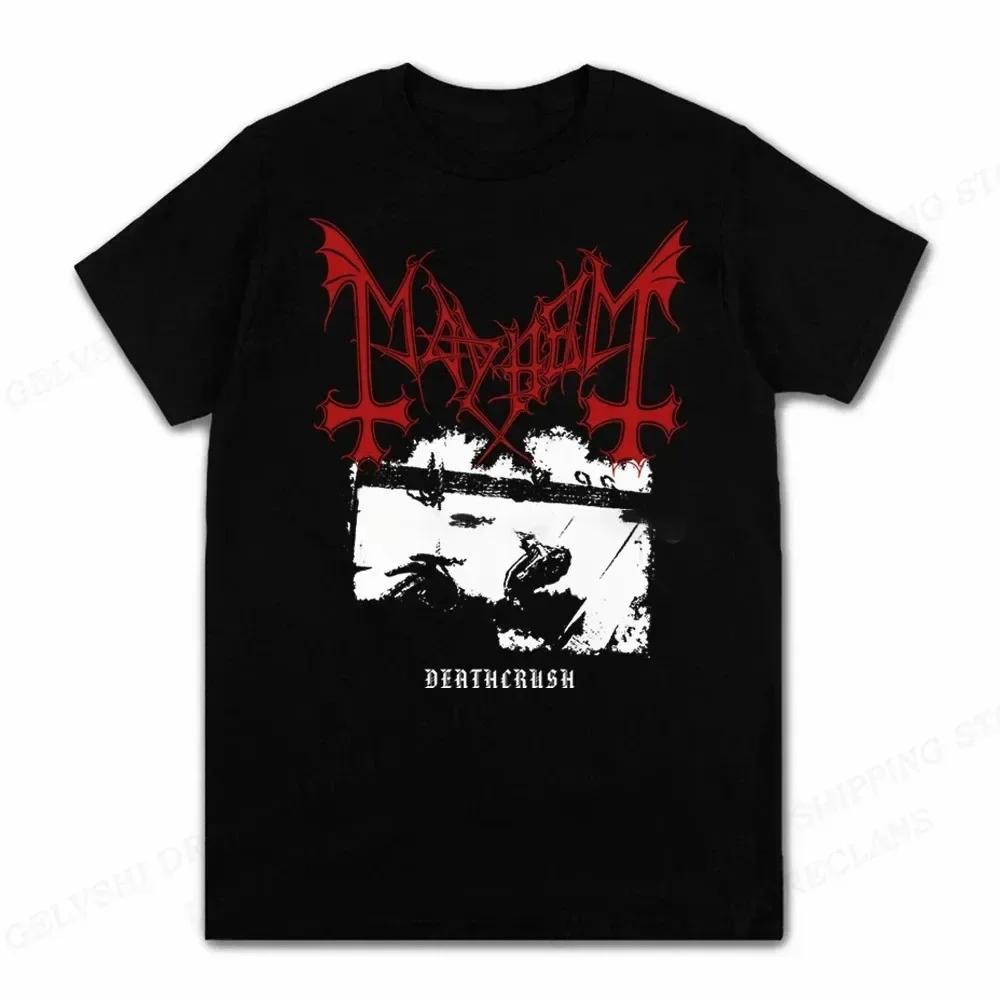 

Rapper Mayhem Death T Shirt Men Fashion T-shirts Cotton Tshirt Kids Hip Hop Tops Tees Women Tshirt Anime Rock Camisetas Boy Tees#Color XXXXXL