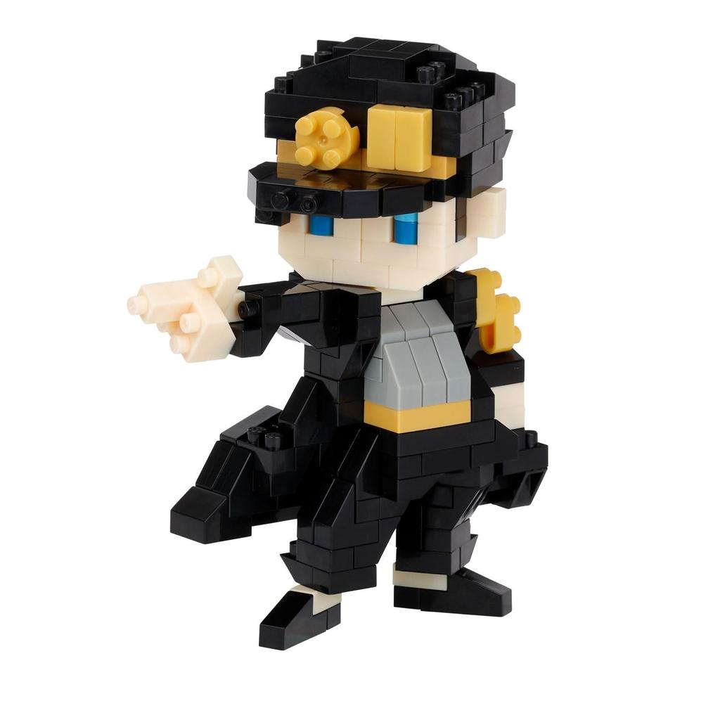 Kawada Nanoblock "JoJo's Bizarre Adventure: Stardust Crusaders" Jotaro Kujo/Star Platinum NBCC_266 4.5 x 14 x 18 cm