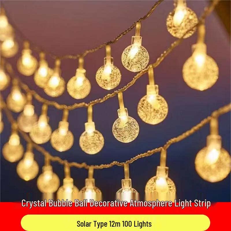 Bingqiku Crystal Bubble Ball Ambient String Lights