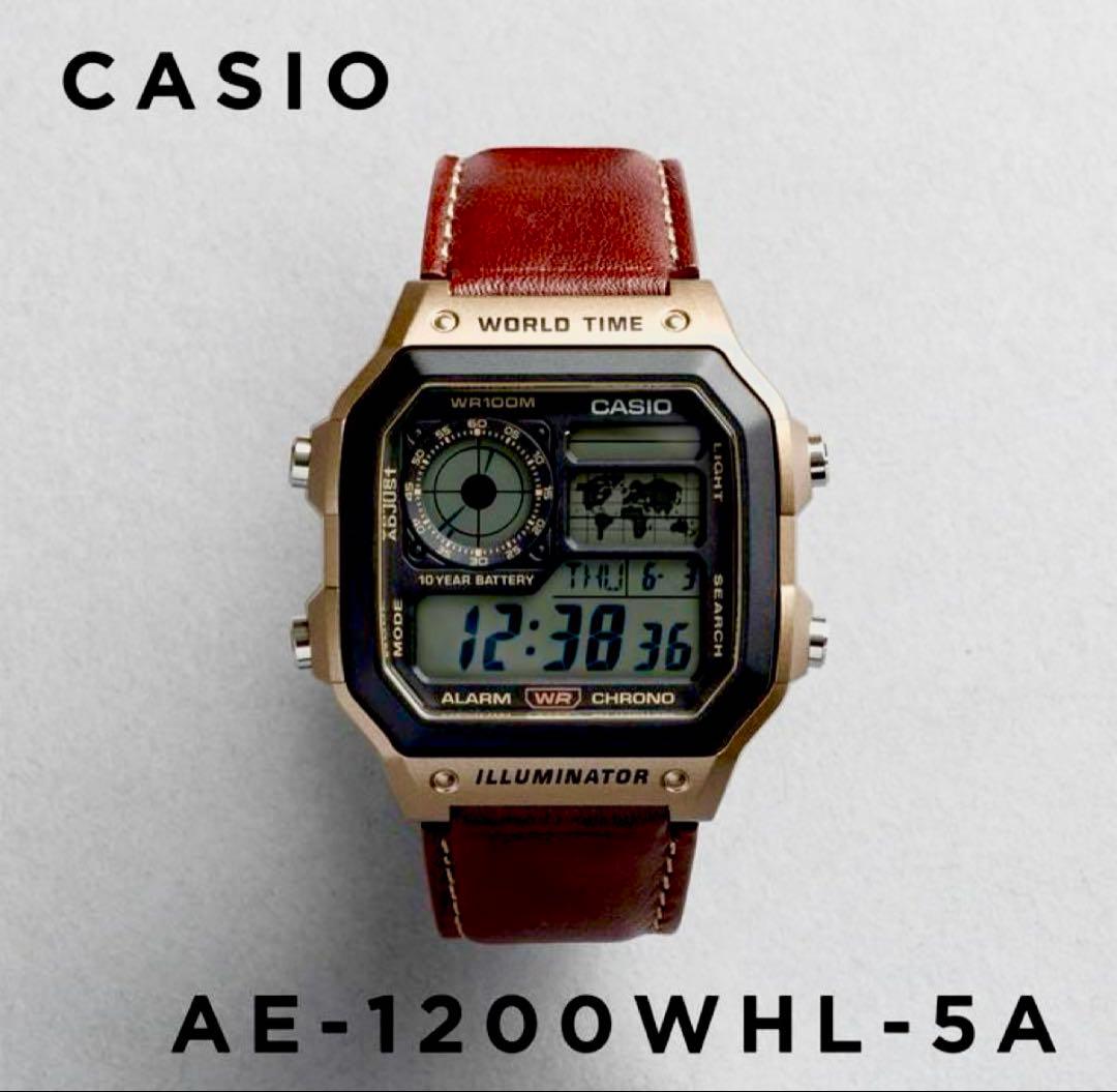 

CASIO AE-1200WHL-5A бренд неиспользованный.