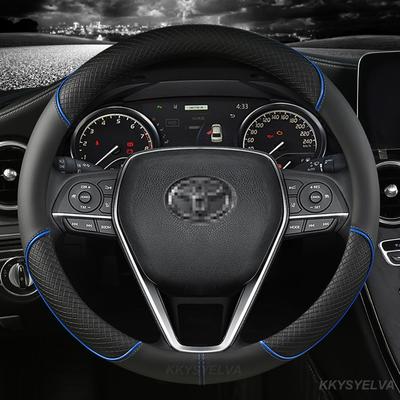 Microfiber Leather Car Steering Wheel Cover for Toyota Corolla Avensis Yaris Rav4 Hilux Auris 2013 2014 2015 Auto Accessories