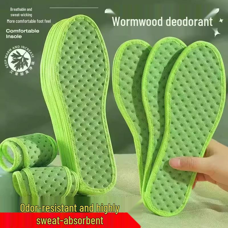 

Дезодорирующие стельки с полынью: Впитывающий, Защищающий от запаха, Дышащий, Супермягкий для мужчин и женщин. 10 Pairs Mugwort Deodorizing - Size 36