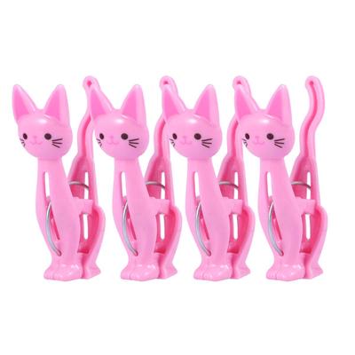Plastic Sun Lounger Beach Towel Wind Clips Sunbed Pegs Fun Random Parrot Clips