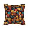 Kittens In the Wild  Pillowcase Polyester Cushion Cover Decoration Cats Pattern Pillow Case Cover Sofa Drop Shipping Xcm