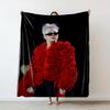 BIGBANG GDRAGON Custom Flannel Pattern Throw Blanket for Nap Time Perfect for Sofa Office AirConditioned Spaces
