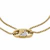 Emporio Armani LOVE series interlocking bracelets for women, gold Gold F basic packaging-branded original box