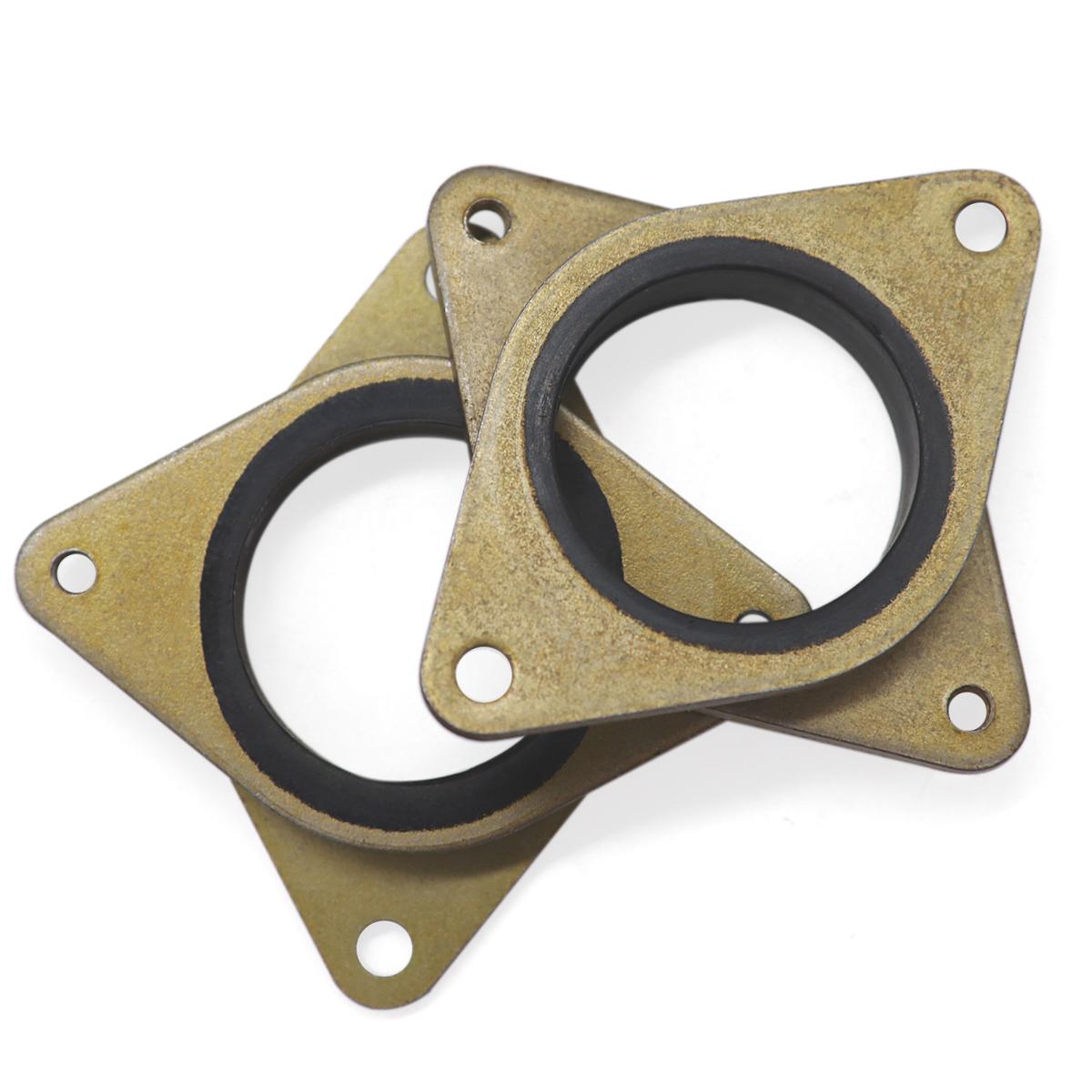 Латунные виброгасители Бесшумные демпферные прокладки для шаговых двигателей NEMA 17 СОВМЕСТИМЫЕ С 3D-ПЕЧАТЬЮ С ВИНТАМИ M3 для установки