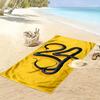 Black Snake Design Beach Towel Beach Towel Quick-drying for Travel Outdoor Sports Jogging Beach and Swimming