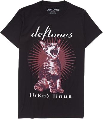 Deftones Schreiende Katze (Mögen) Linus Grafik-T-Shirt