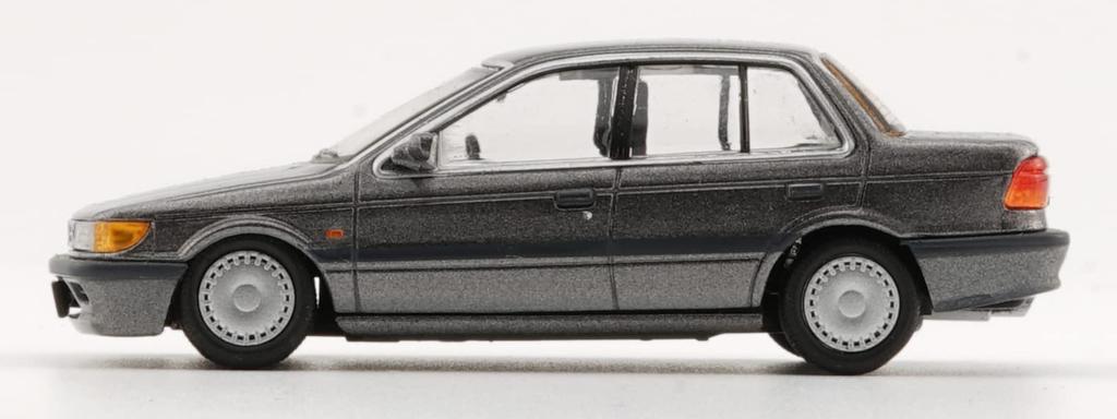 BM CREATIONS Mitsubishi Lancer GTI 1988 Silver RHD Finished Model 64B0176 1/64